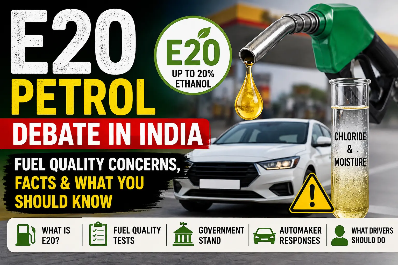 E20 Petrol Debate Intensifies in India: What We Know So Far